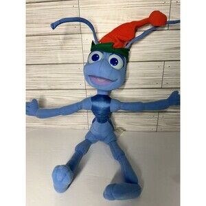 A Bugs Life Flick Plush Christmas Santa Elf Hat Disney Pixar Holiday Toy